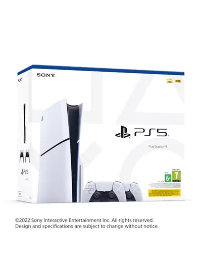 Sony PlayStation 5 Slim (International Version) Disc DualSense Wireless Controller Double Pack-2