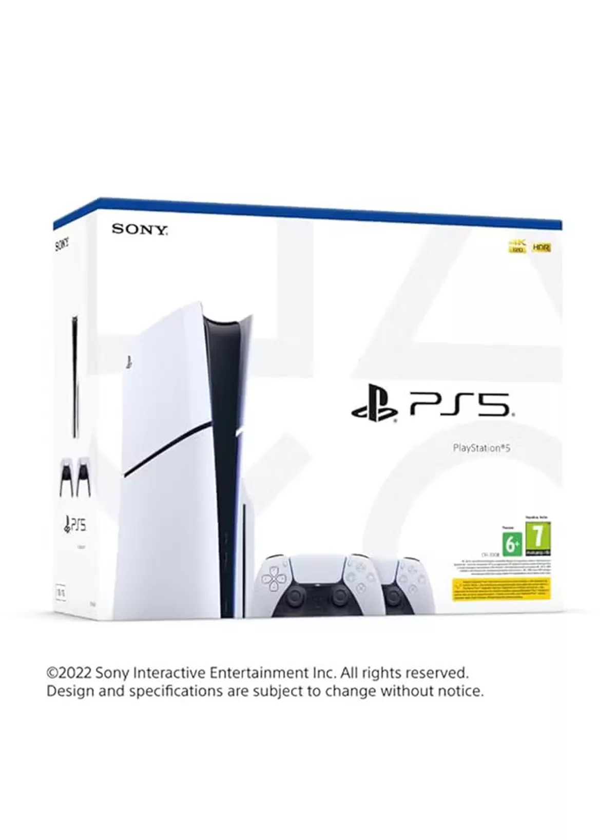 Sony PlayStation 5 Slim (International Version) Disc DualSense Wireless Controller Double Pack-2-2