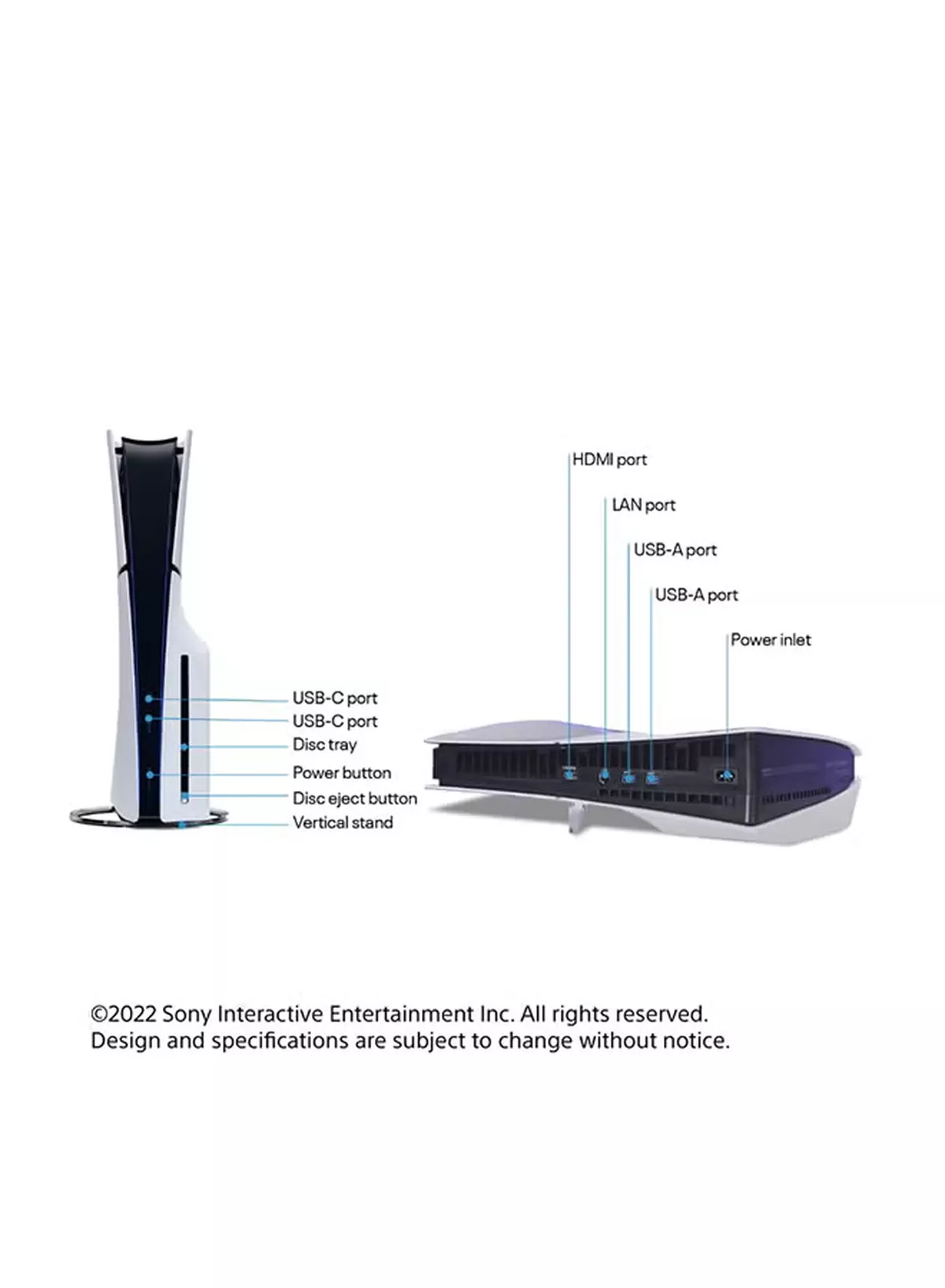 Sony PlayStation 5 Slim (International Version) Disc DualSense Wireless Controller Double Pack-5-5