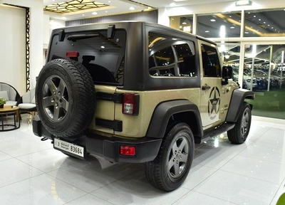 Jeep Wrangler Sport ( 2017 Model ) in Beige Color GCC Specs-9