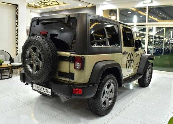 Jeep Wrangler Sport ( 2017 Model ) in Beige Color GCC Specs