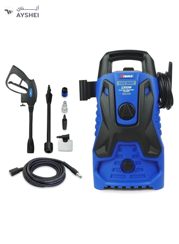 Vtools Pressure Washer 100 Bar 1300W