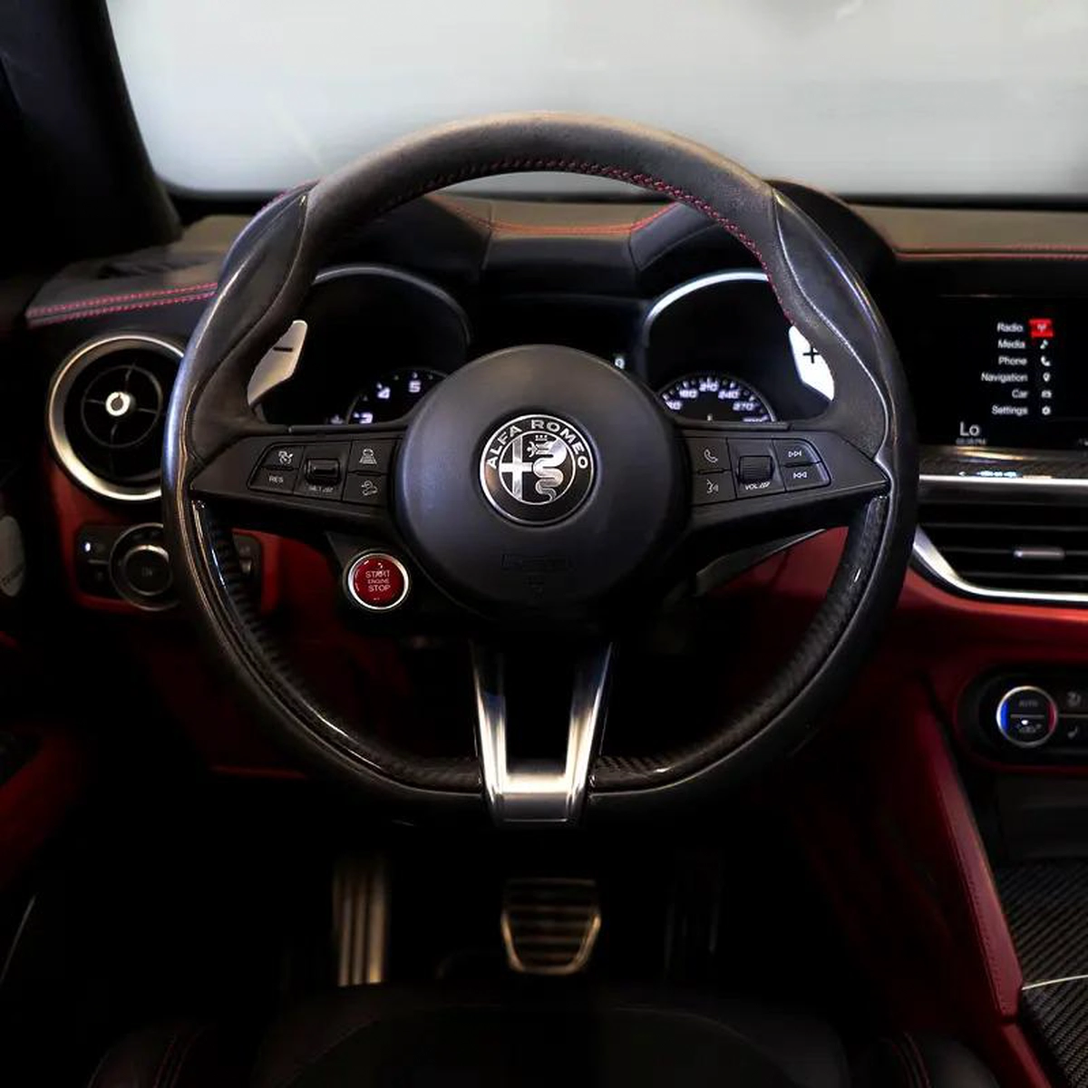 AED 2,299 P.M • 0% Downpayment • Alfa Romeo Stelvio Quadrifoglio • 1 Year Warranty-15-15