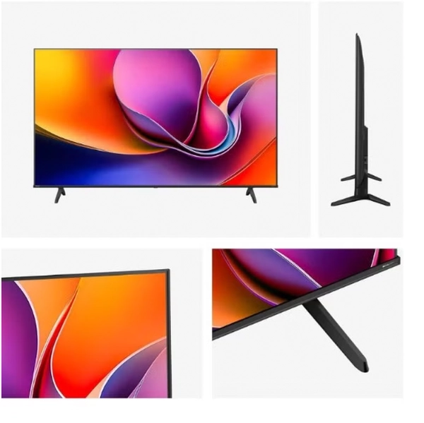 Hisense 85-Inch 4K UHD Smart TV – Immersive Entertainment with Dolby Vision, Dolby Audio & Game Mode Plus | VIDAA OS, Wi-Fi, Bluetooth, Netflix & YouTube (85A61Q - 2025 Model) 85A61Q Black