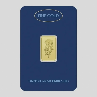 Dubai Gold 5 Grams Pure 999.9 Fine Gold Bar-1