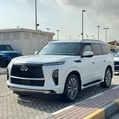 INFINITI QX80 LUXE 2025 | WHITE-0