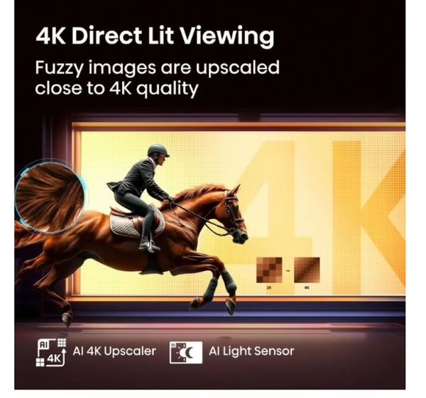 Hisense 85-Inch 4K UHD Smart TV – Ideal for Home Entertainment, Movies & Gaming | Dolby Vision & Audio, VIDAA OS, Game Mode, Bluetooth, HDMI, WiFi (85A62QS - 2025 Model) 85A62QS Black