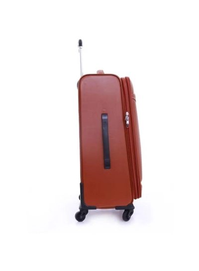 PARAJOHN Buffalos Softside 3 Piece Luggage Trolley Set Brown-1