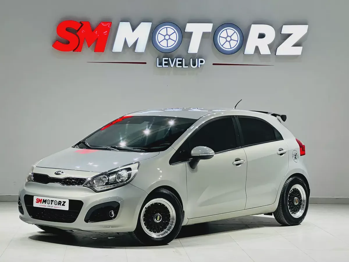 KIA RIO 2013 GCC SPECS WITH BBS RIMS MINT CONDITION-1-1