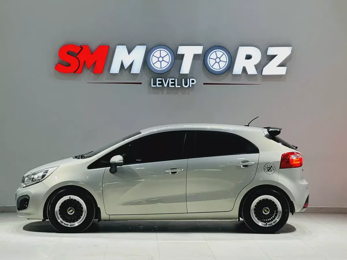 KIA RIO 2013 GCC SPECS WITH BBS RIMS MINT CONDITION-3-3