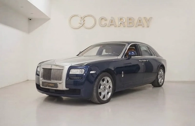 AED 7171 PM | ROLLS ROYCE GHOST 2013 | PARTIAL AGENCY HISTORY | PRISTINE CONDITION | 1 YEAR WARRANTY-0