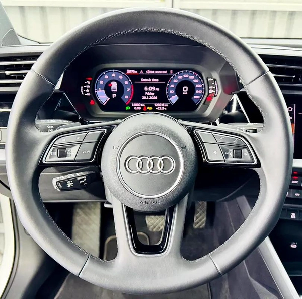 2025 Audi 3 S-line | GCC Spec | Low Mileage | Unlimited Al-Naboodah Warranty 2028