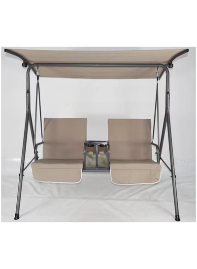 DubaiGallery 2 Seat Rocking Chair Canopy, Waterproof, Windproof, Outdoor Garden Furniture Covers, UV-Resistant, Robust Top Cover for Garden, Hammocks-1