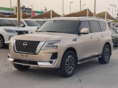 نيسان بترول خليجي 2021 تيتانيوم صبغ وكاله Nissan Patrol LE Titanium 2021 | GCC Specs | Low Mileage-1