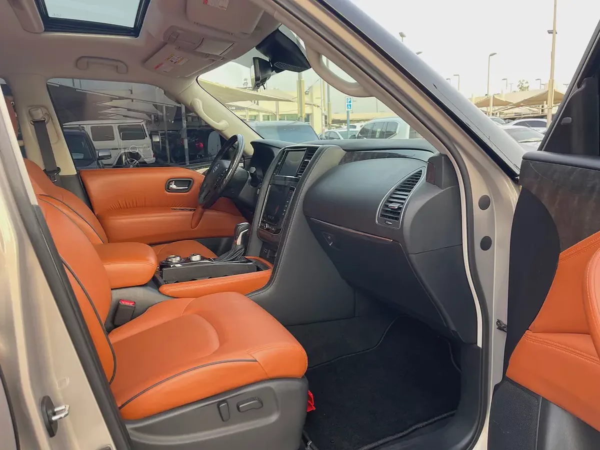 نيسان بترول خليجي 2021 تيتانيوم صبغ وكاله Nissan Patrol LE Titanium 2021 | GCC Specs | Low Mileage-15-15