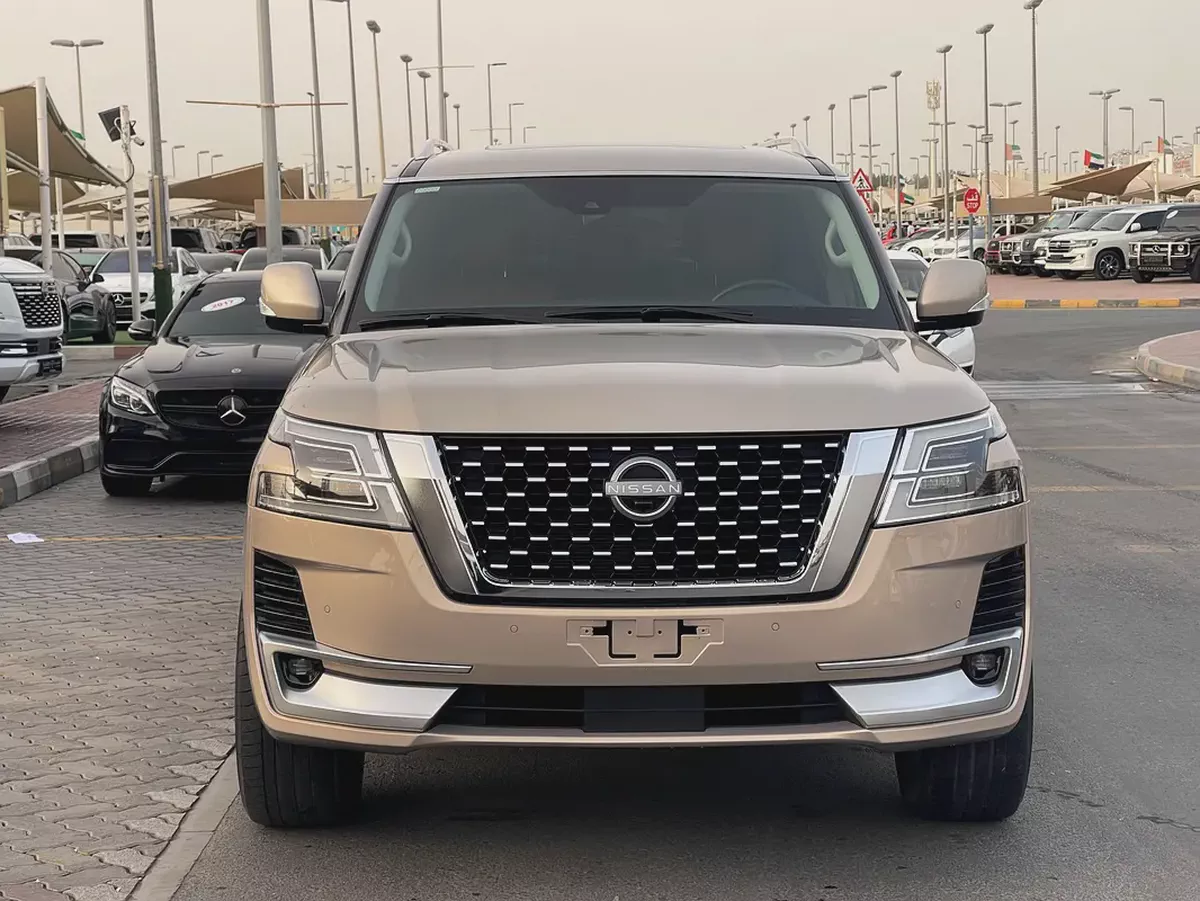 نيسان بترول خليجي 2021 تيتانيوم صبغ وكاله Nissan Patrol LE Titanium 2021 | GCC Specs | Low Mileage
