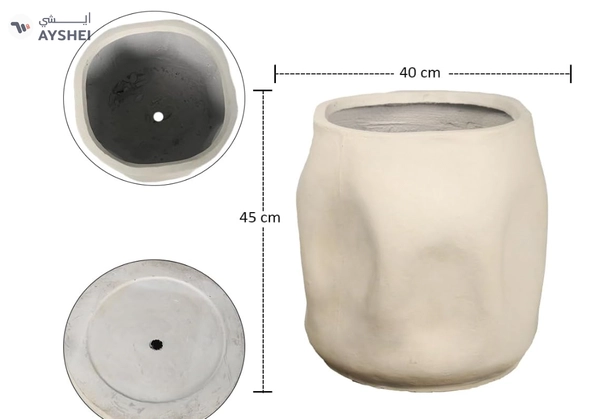 Yatai Decor Circular Designe Creative Plants Pot With Drain Hole Outdoor Planter