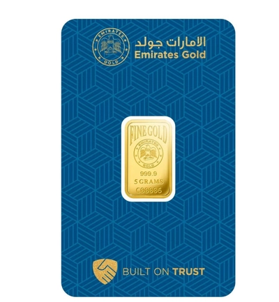 Emirates Gold 5g Gold Bar 999.9 - QR VERIFY-0