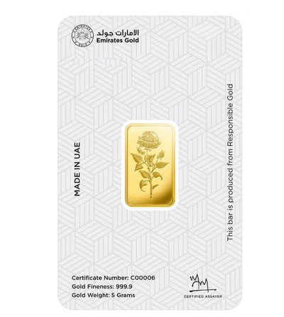 Emirates Gold 5g Gold Bar 999.9 - QR VERIFY-2