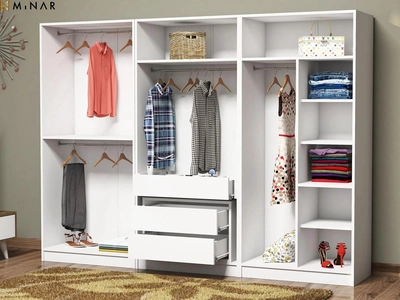 Wardrobe, 6 Door, MDF Custom-2