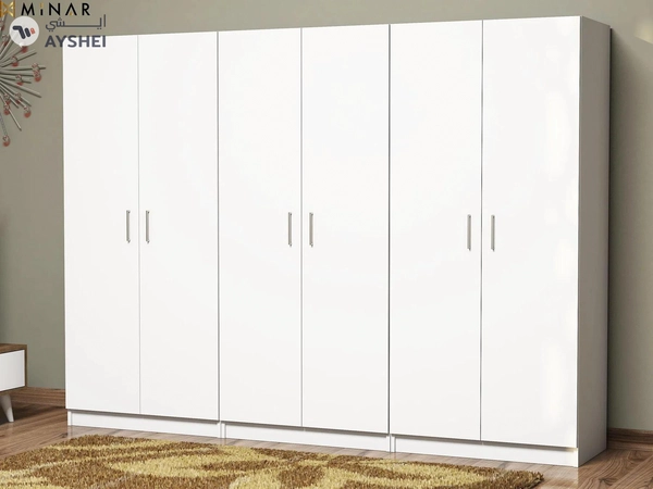 Wardrobe, 6 Door, MDF Custom