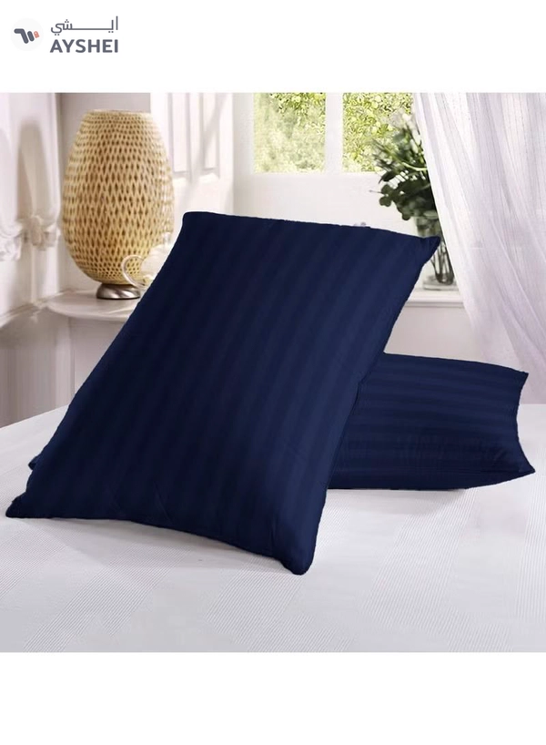 Eworld Pack of 2 Premium Down Alternative Filled Bed Pillows, Featuring Breathable Cover
