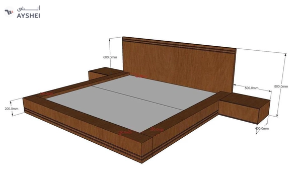 Japanese Low Bed, Osaka, Custom