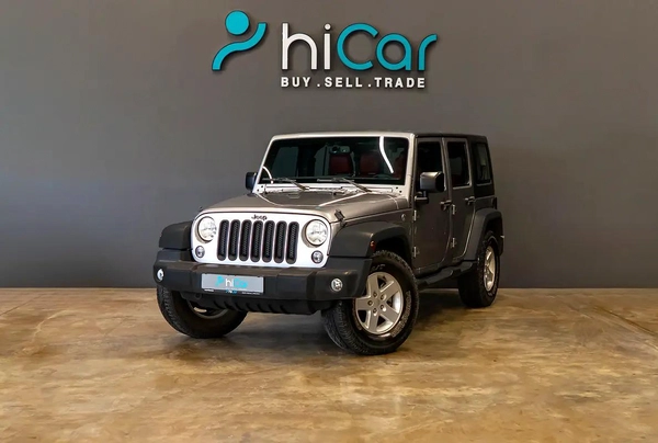 AED 1,966 p.m • 0% Downpayment • Jeep Wrangler Unlimited Sport • 1 Year Warranty