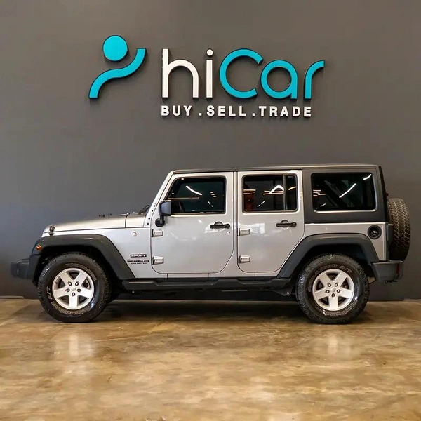 AED 1,966 p.m • 0% Downpayment • Jeep Wrangler Unlimited Sport • 1 Year Warranty