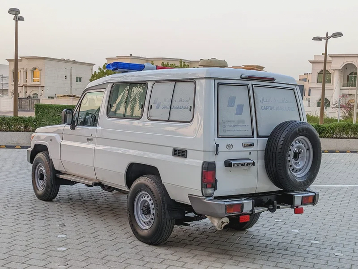 TOYOTA LAND CRUISER 2019 LC78 AMBULANCE GCC IN EXCELLENT CONDITION