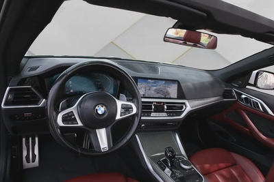 BMW 420I CONVERTIBLE 2022 - GCC - FULLY LOADED- ORIGINAL PAINT-11