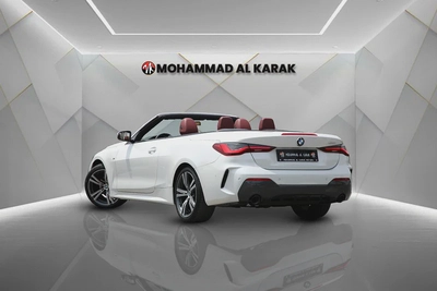 BMW 420I CONVERTIBLE 2022 - GCC - FULLY LOADED- ORIGINAL PAINT-4