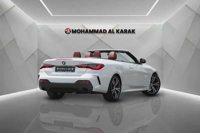 BMW 420I CONVERTIBLE 2022 - GCC - FULLY LOADED- ORIGINAL PAINT-5