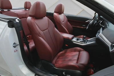 BMW 420I CONVERTIBLE 2022 - GCC - FULLY LOADED- ORIGINAL PAINT-8
