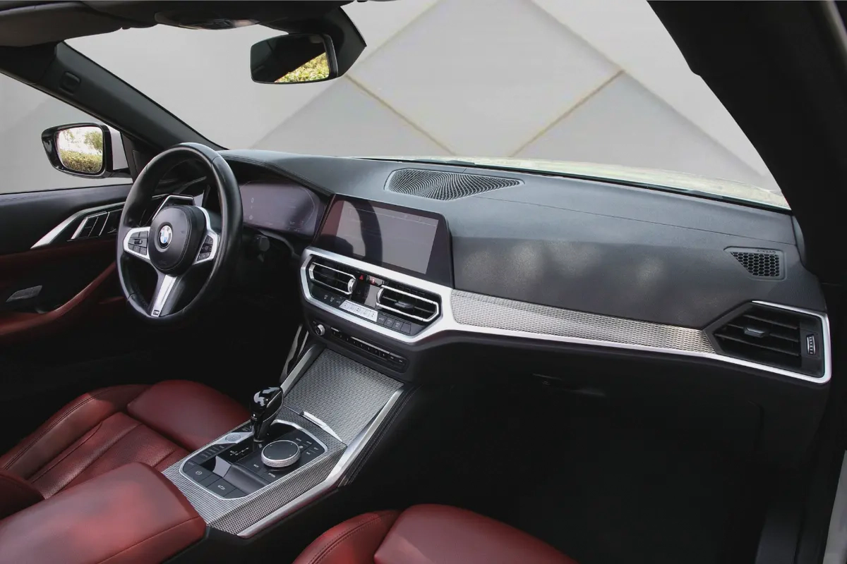 BMW 420I CONVERTIBLE 2022 - GCC - FULLY LOADED- ORIGINAL PAINT-9-9