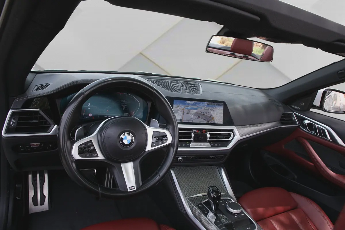 BMW 420I CONVERTIBLE 2022 - GCC - FULLY LOADED- ORIGINAL PAINT-11-11