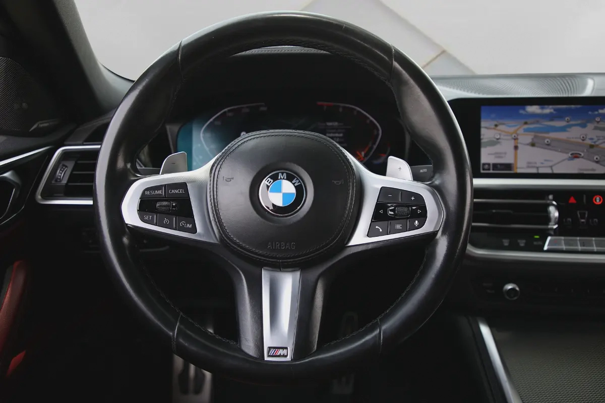BMW 420I CONVERTIBLE 2022 - GCC - FULLY LOADED- ORIGINAL PAINT-12-12