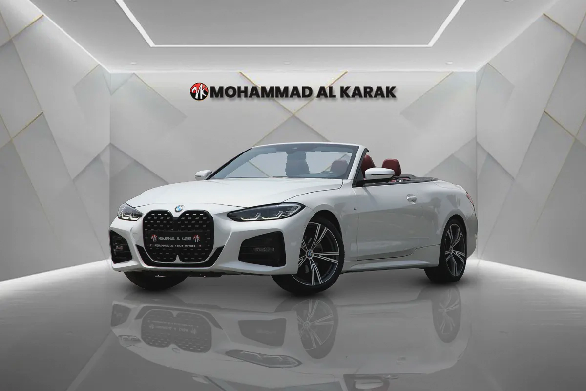 BMW 420I CONVERTIBLE 2022 - GCC - FULLY LOADED- ORIGINAL PAINT