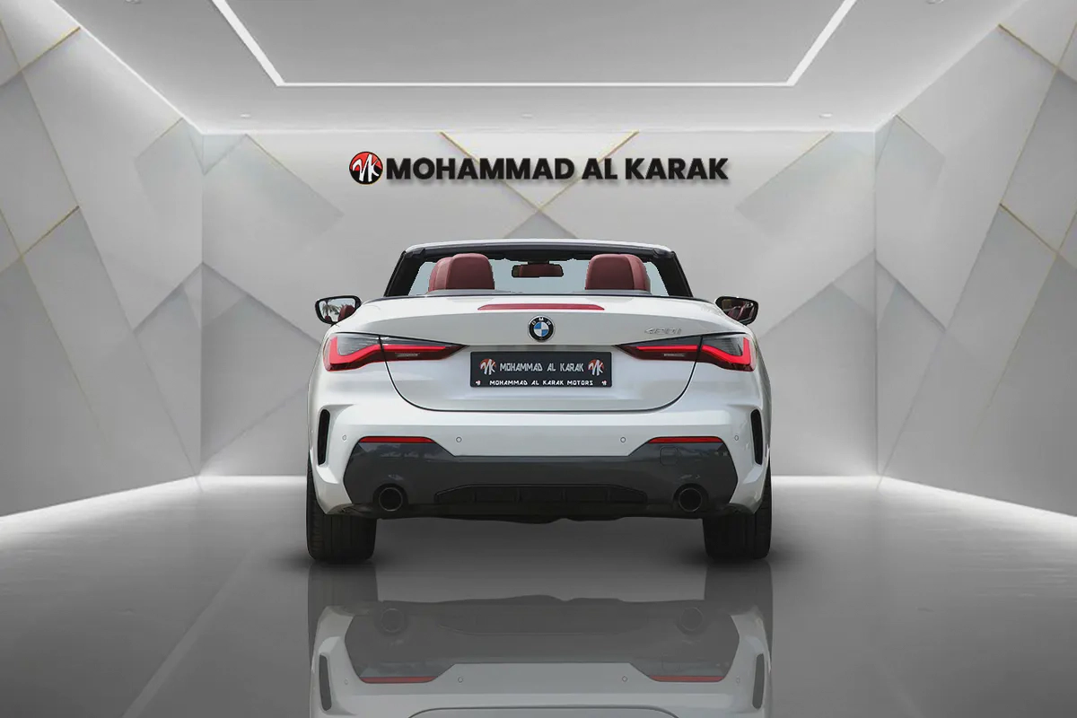 BMW 420I CONVERTIBLE 2022 - GCC - FULLY LOADED- ORIGINAL PAINT-3-3