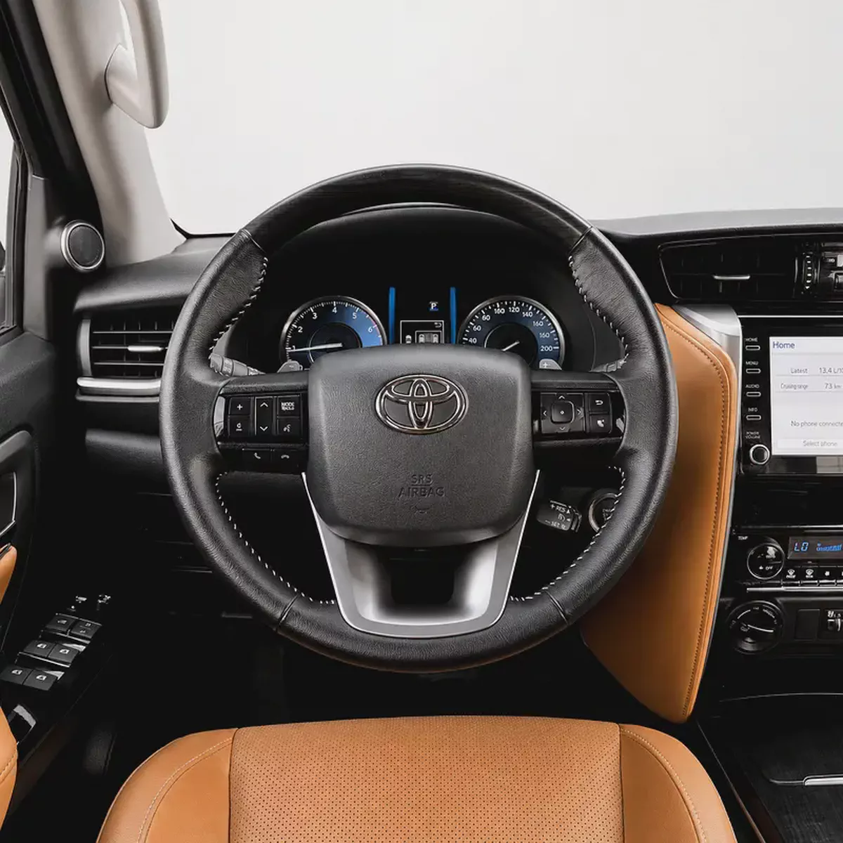 AED 2,874 P.M • 0% Downpayment • Toyota Fortuner VXR • Agency Warranty-7-7