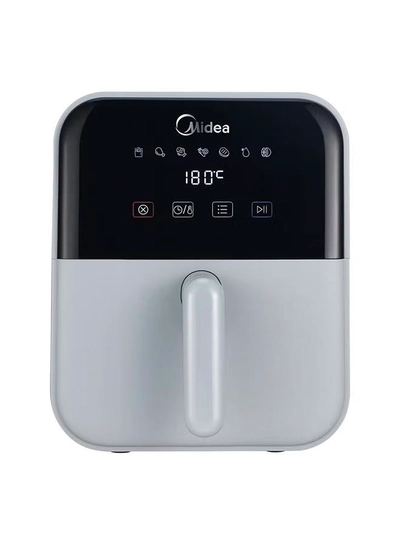 Midea Air Fryer With Digital Touch Control, 4L Capacity, Healthy Cooking, Frying, Grilling, Broiling, Roasting, Baking & Toasting, Timer Up To 60 Minutes Temperature Control 200°C 4 L 1400 W MAD-400T2APH Grey-4