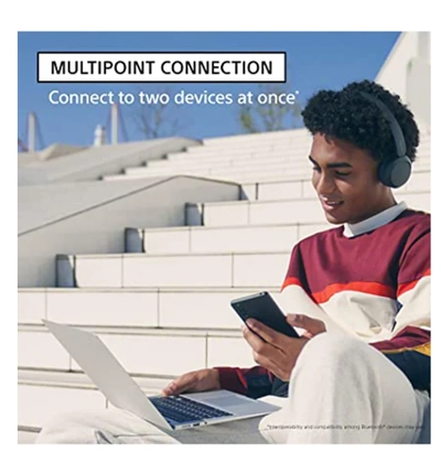 Sony WH-CH520 Wireless Bluetooth On Ear With Mic For Phone Call White-6