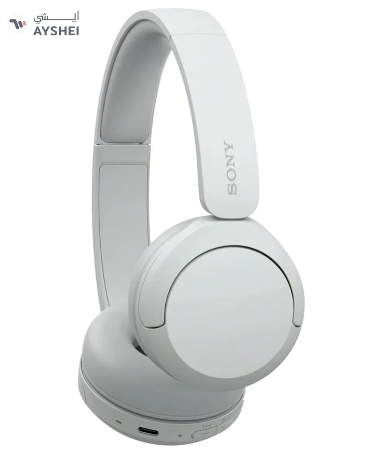 Sony WH-CH520 Wireless Bluetooth On Ear With Mic For Phone Call White-3-3
