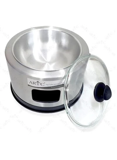 ARTC Silver Buffet Dish With Glass Lid-2