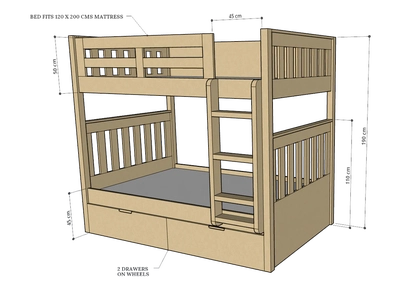 Max Bunk Bed, 120-5