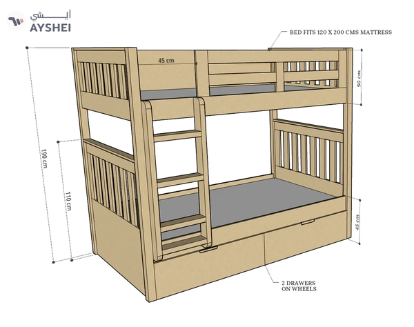Max Bunk Bed, 120