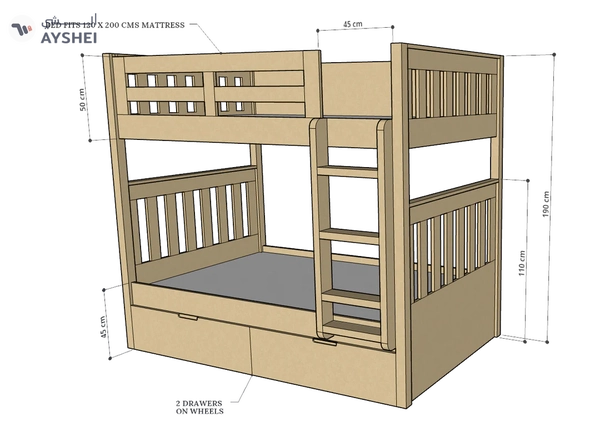 Max Bunk Bed, 120