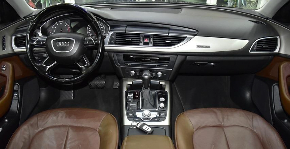 Audi A6 35FSi Quattro ( 2016 Model ) in Black Color GCC Specs-2-2
