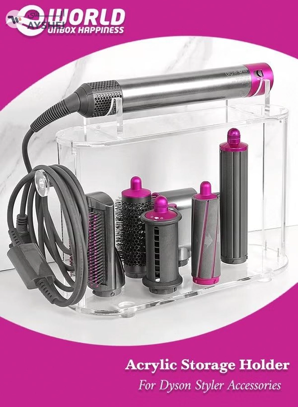 Eworld Acrylic Storage Holder for Dyson Airwrap Styler Accessories