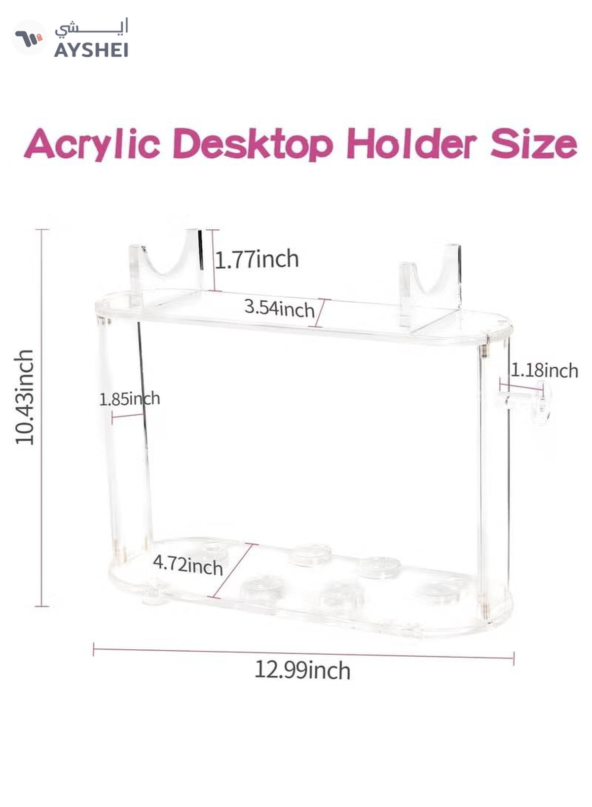 Eworld Acrylic Storage Holder for Dyson Airwrap Styler Accessories-1-1